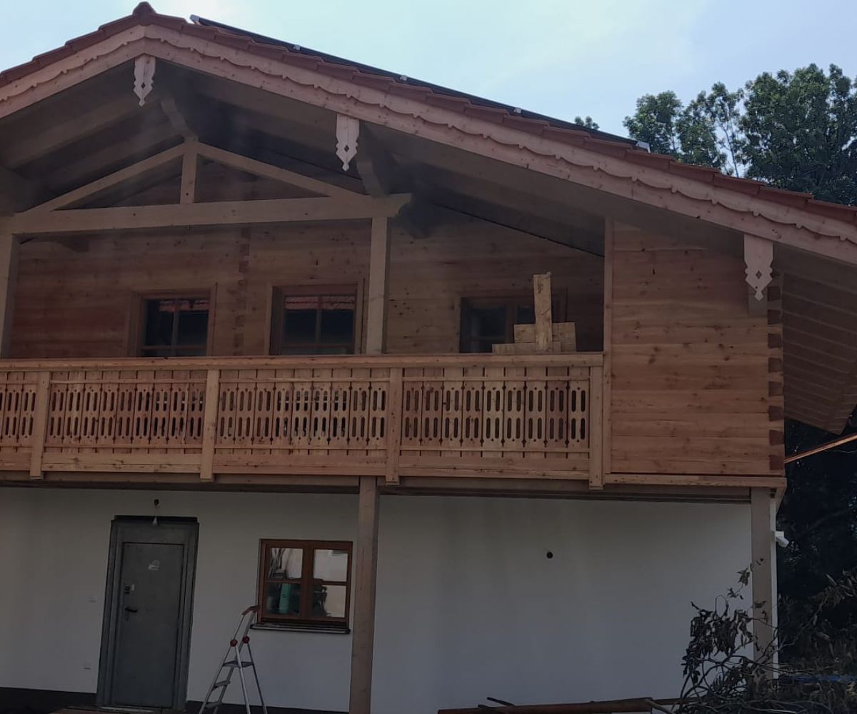 Balkon Holz